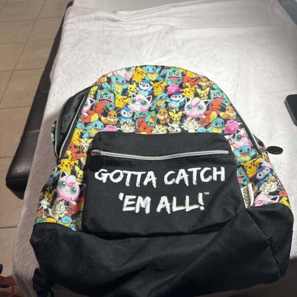 Pokemon "Gotta Catch 'Em All!" Character Print Backpack